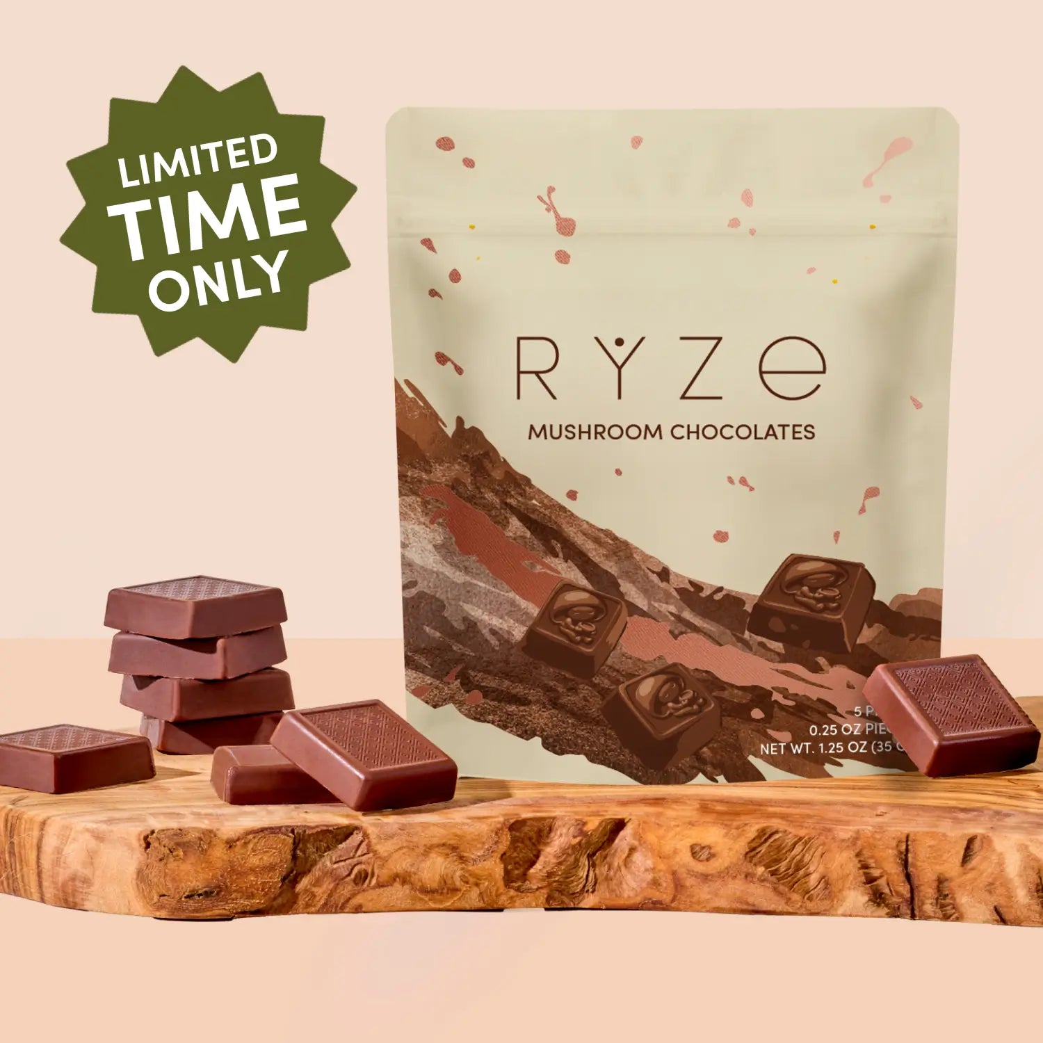 Mushroom Chocolates Rye (15 pieces) R4