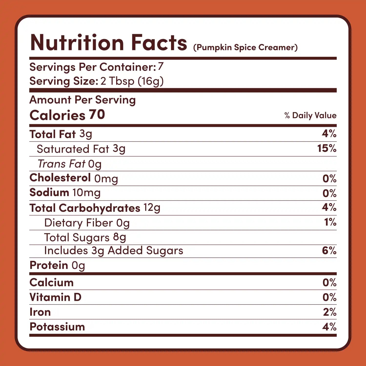 Pumpkin Spice Superfood Creamer Add-On (SPECIAL PRICING) D9
