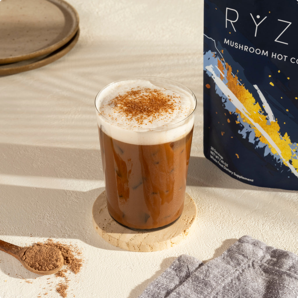 RYZE Nighttime Mushroom Cocoa Starter Bag O3