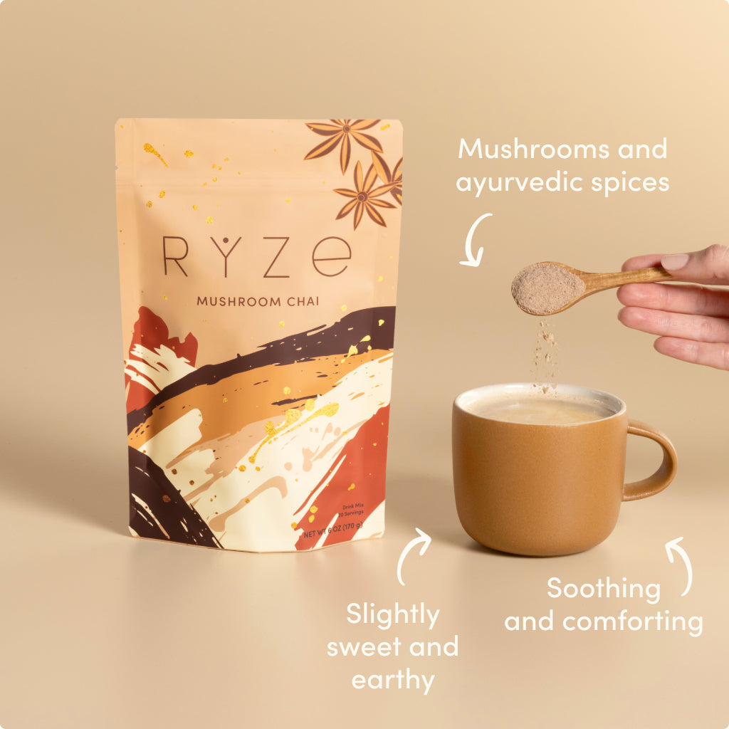 RYZE Mushroom Chai Starter Bag Z5