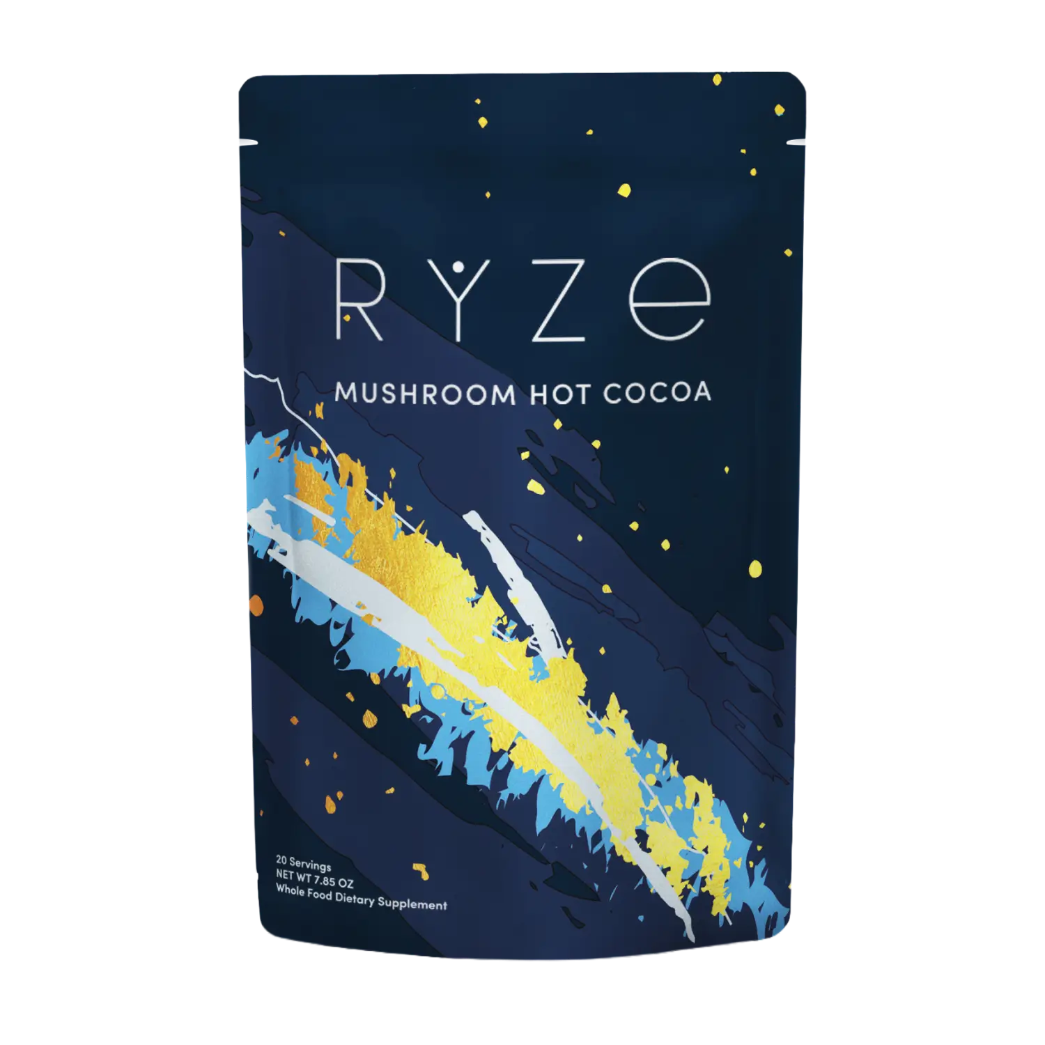 RYZE Mushroom Hot Cocoa — Organic Instant Cocoa with L-Theanine & Melatonin, 20 Servings P8