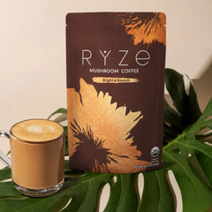 RYZE Mushroom Coffee — Organic Instant Coffee with Cordyceps & Reishi, 30 Servings A4