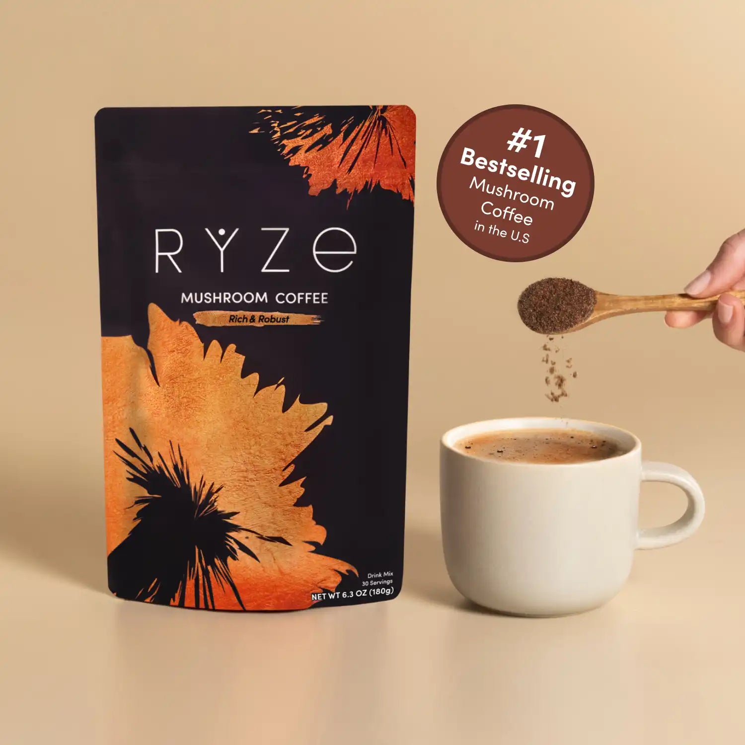Mushroom Coffee 30 Servings X8