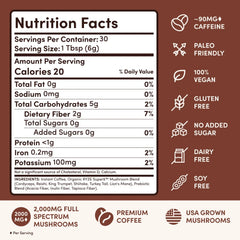 Mushroom Coffee Dark Roast (30 Servings) U9