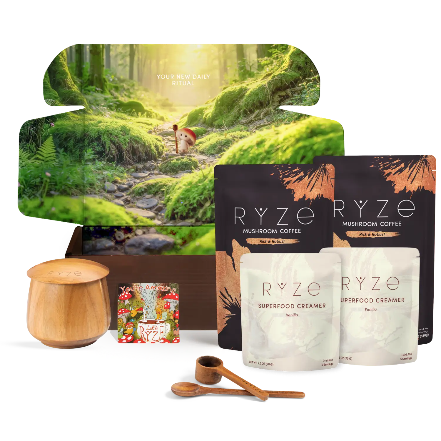Ryze Dark Roast Ritual Set 3 Month Plan I4