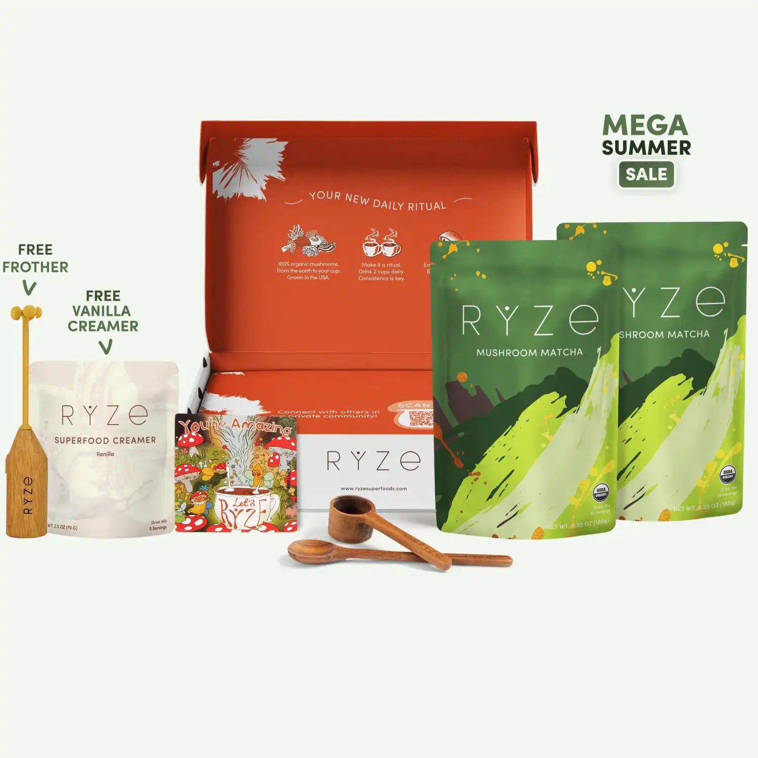 Mushroom Matcha Starter Kit (60 Servings) P5