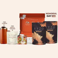 Mushroom Coffee Dark Roast Starter Kit 60 Serving X8