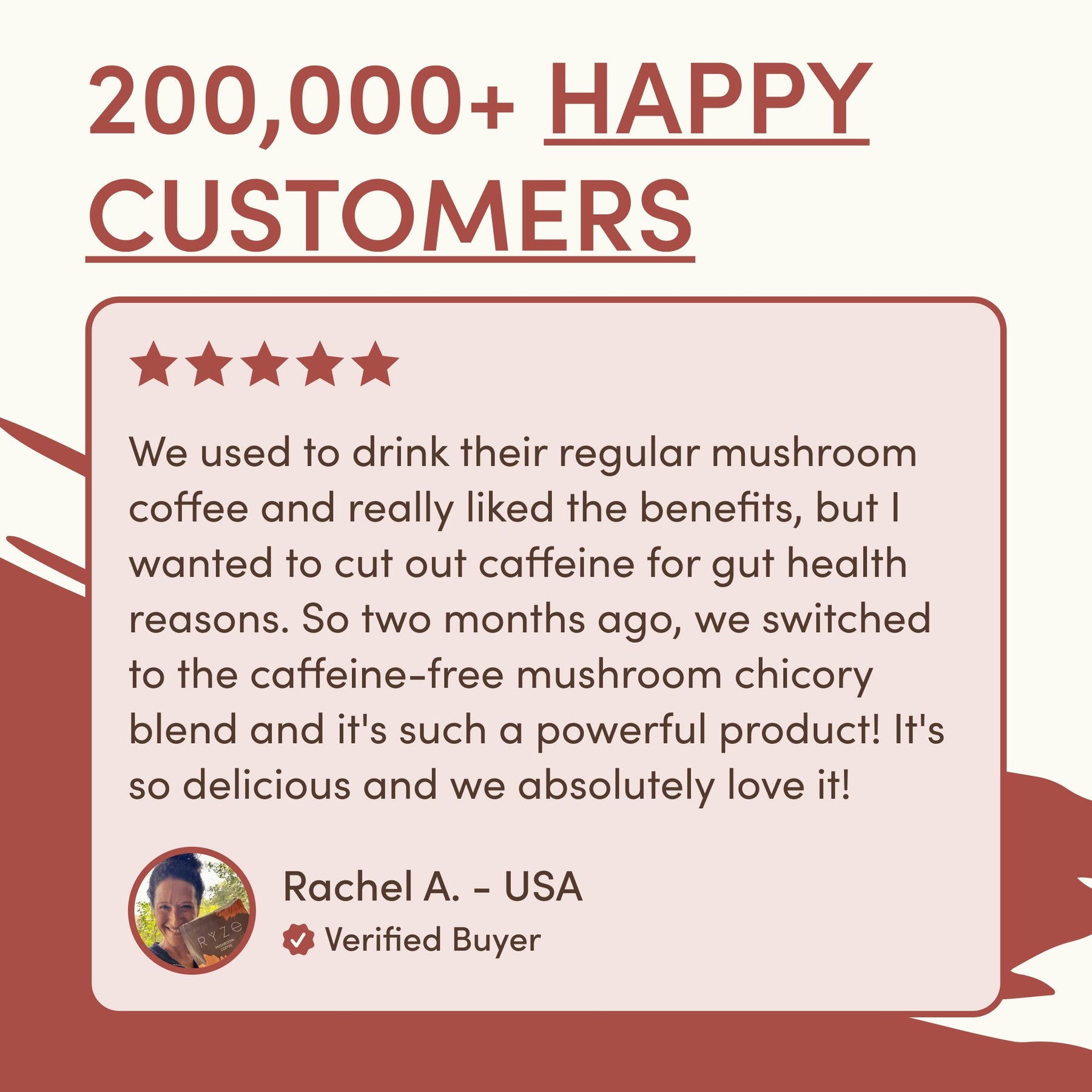 RYZE Mushroom Chicory — Organic Instant Chicory with Shitake & Lions mane, 30 Servings Y1