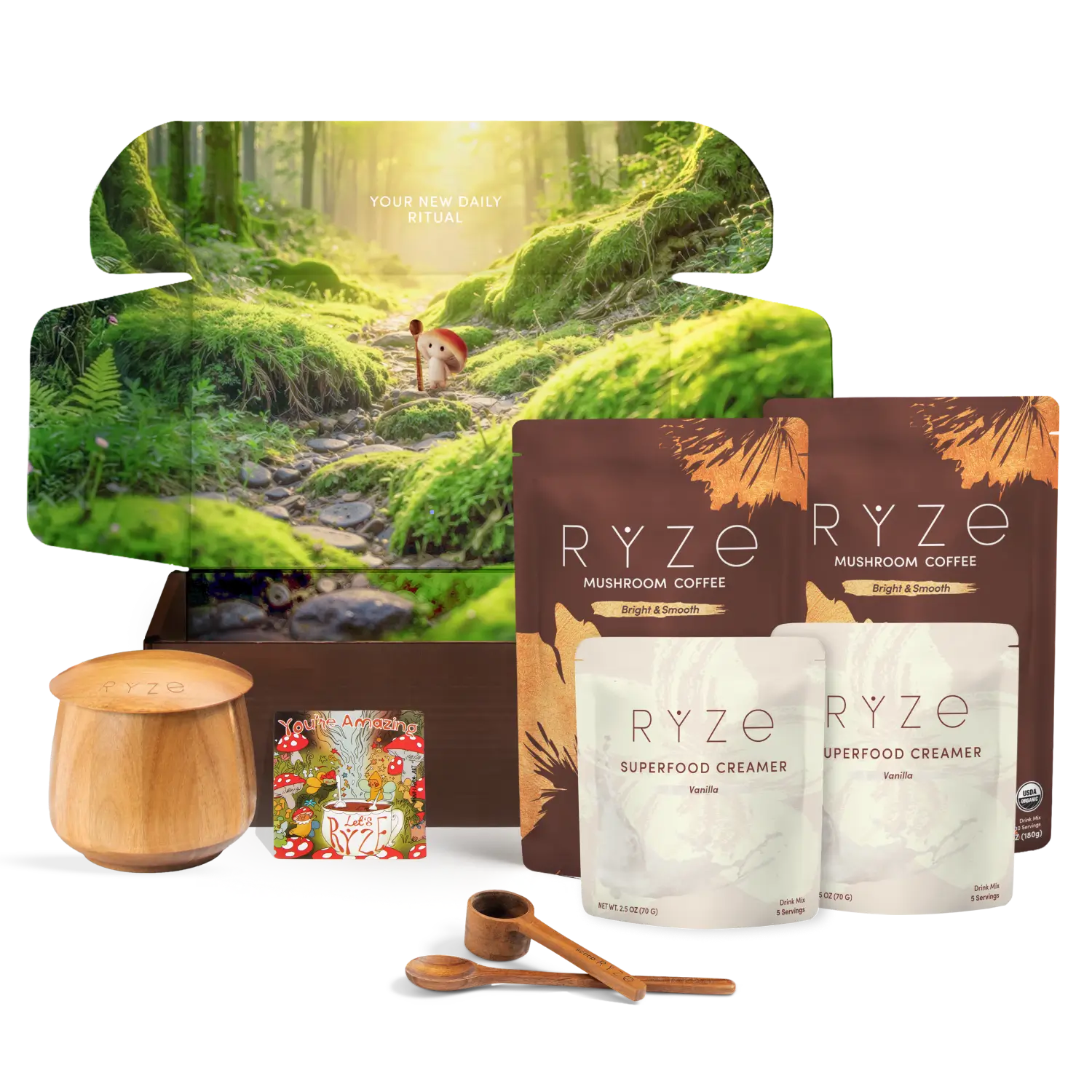 Mushroom Coffee Ritual Set (3 Month Plan) Q7
