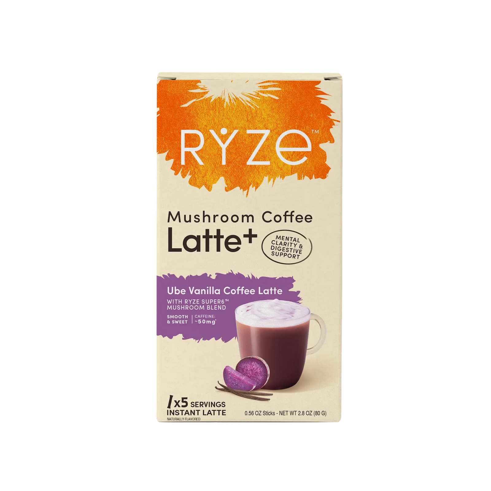 Ube Vanilla Coffee Latte Carton A2