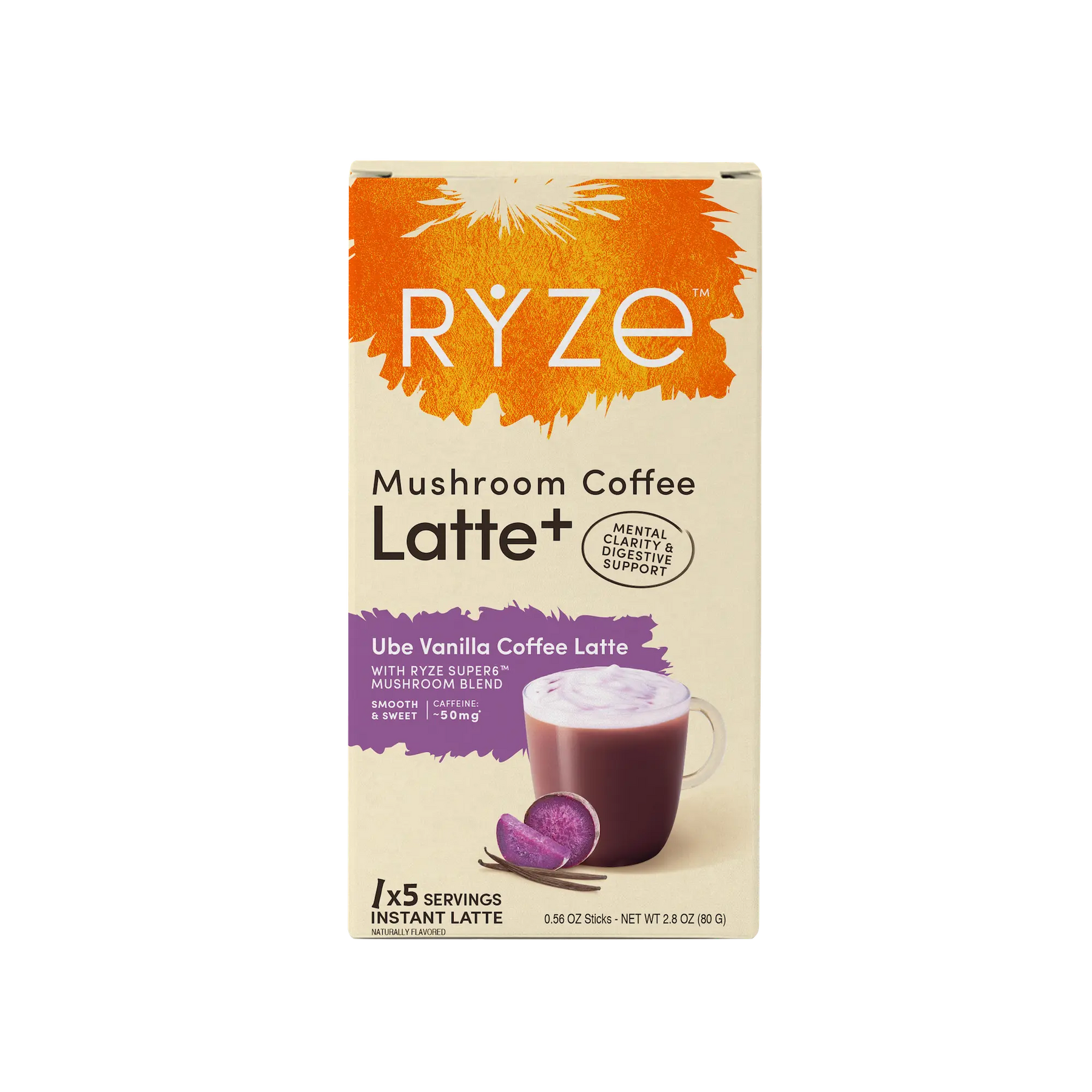 Ube Vanilla Coffee Latte Carton A2