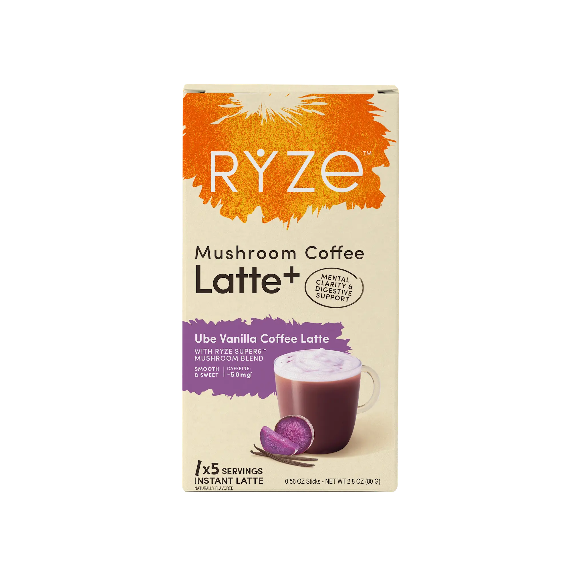 Ube Vanilla Coffee Latte Carton A2