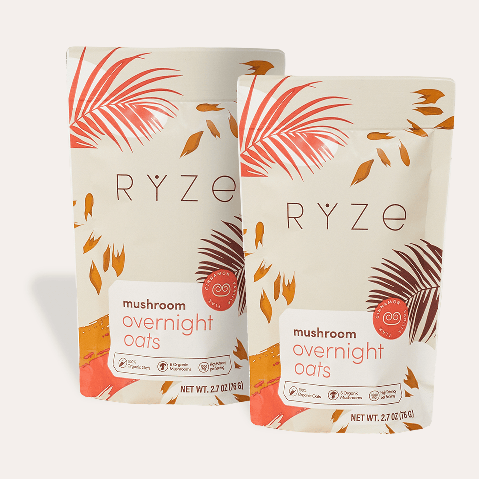 Mushroom Overnight Oats Pack (28 Servings) X4