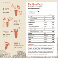 Mushroom Overnight Oats Pack (28 Servings) X4