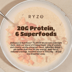 Mushroom Overnight Oats Pack (28 Servings) X4