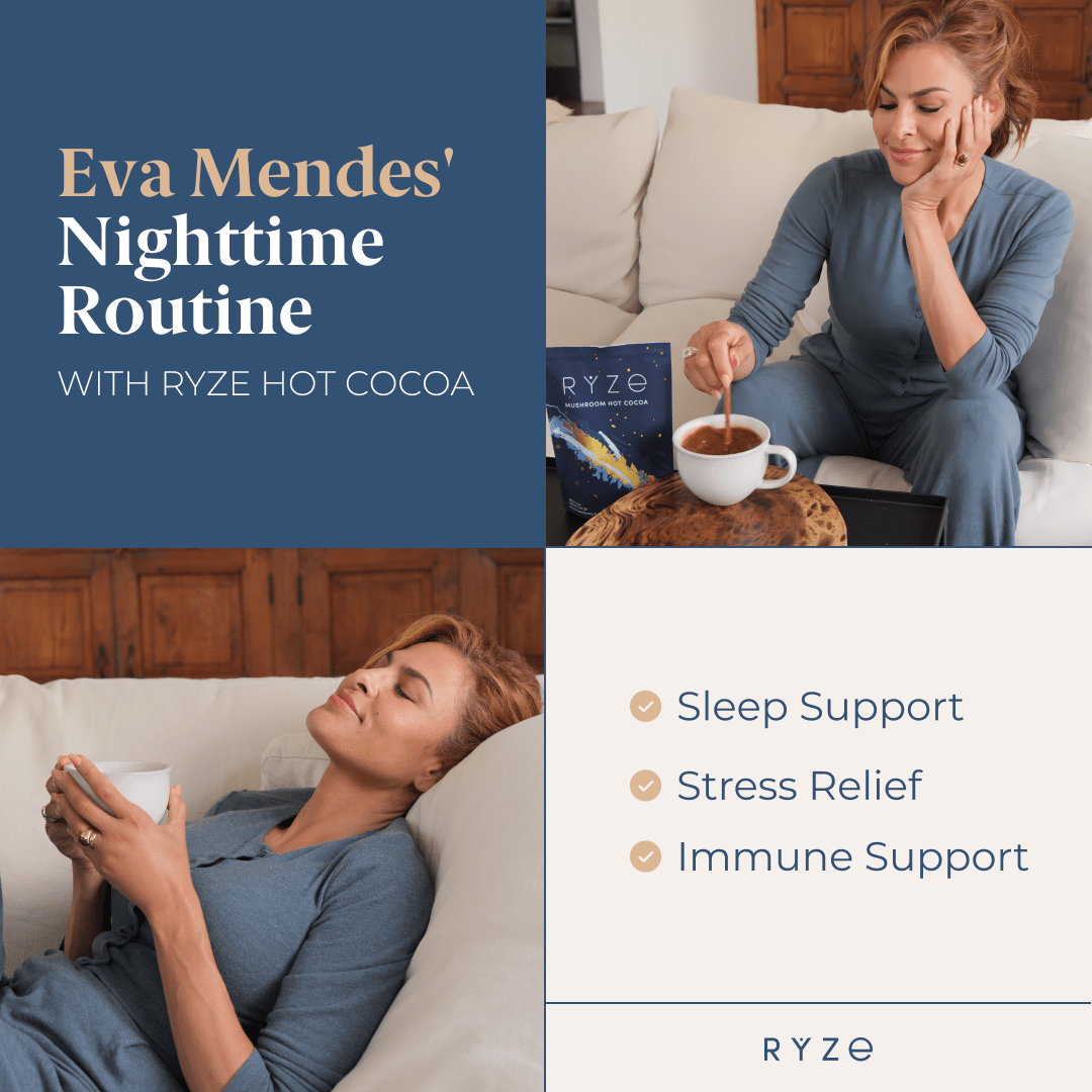 RYZE Hot Cocoa - with 6 Sleep Superfoods to Help Fall Asleep and Stay Asleep E4