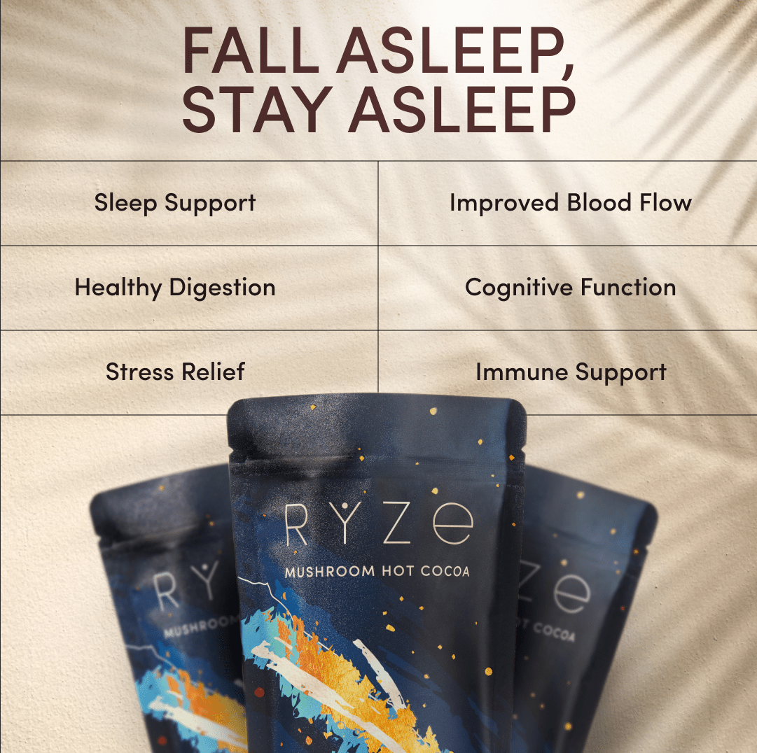 RYZE Hot Cocoa - with 6 Sleep Superfoods to Help Fall Asleep and Stay Asleep E4