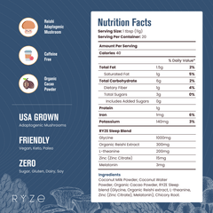 RYZE Hot Cocoa - with 6 Sleep Superfoods to Help Fall Asleep and Stay Asleep E4
